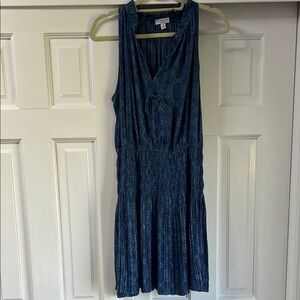Blue Sleeveless Dress